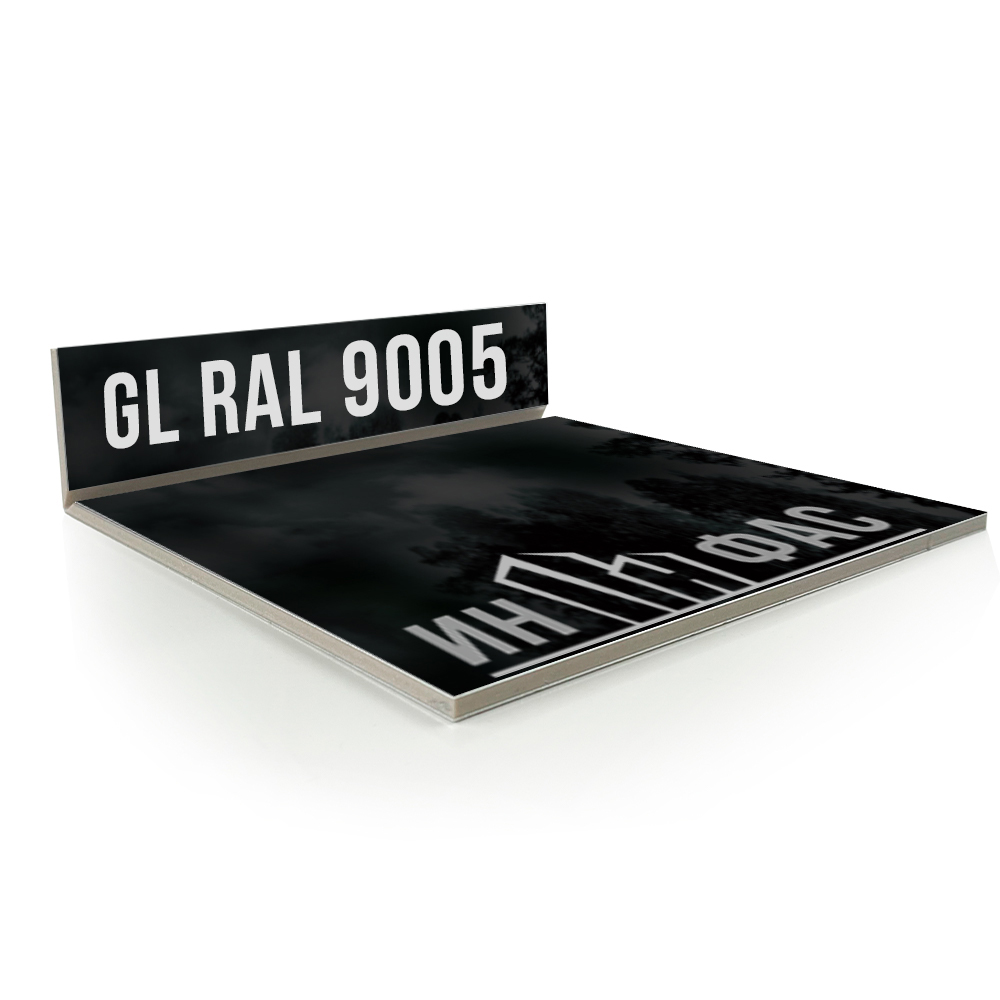 Композитные панели Alcotek gl ral 9005